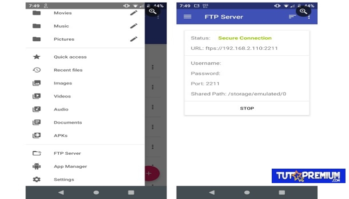 Cómo usar FTP para transferir archivos en Android