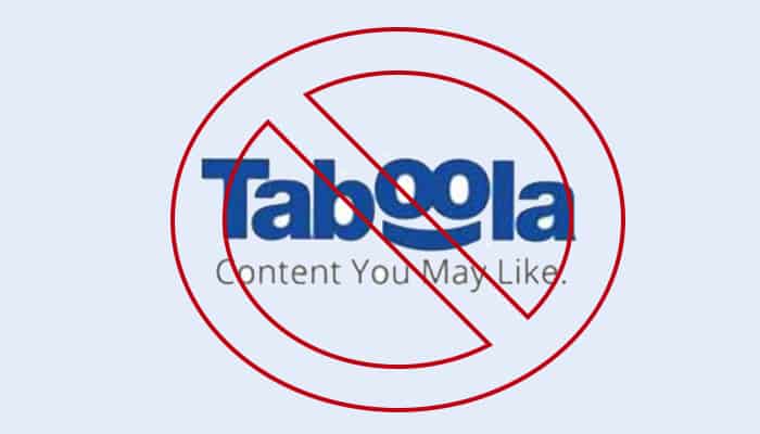eliminar los anuncios de Taboola