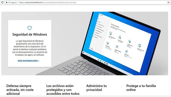 eAntivirus gratuito Windows DEfender 2021