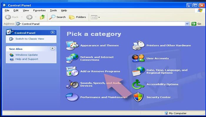 paso 2 eliminar Trffic Factory de Windows 7 XP