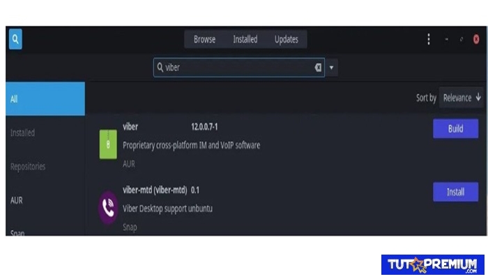 Instalar la aplicación Viber Messenger en Arch a través de la GUI