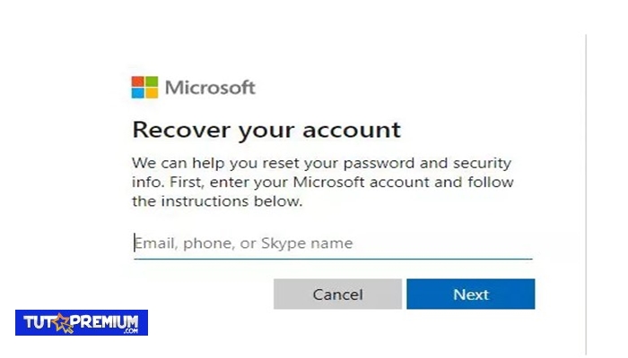Restablecer la contraseña incorrecta de la cuenta de Microsoft en línea