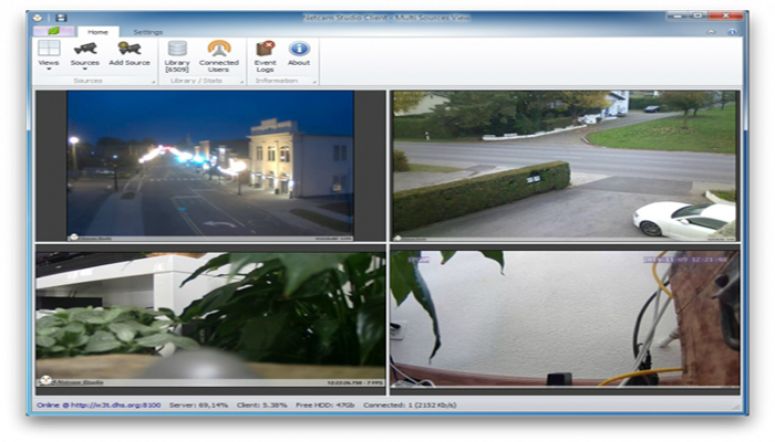 software de video vigilancia NetCam Studio
