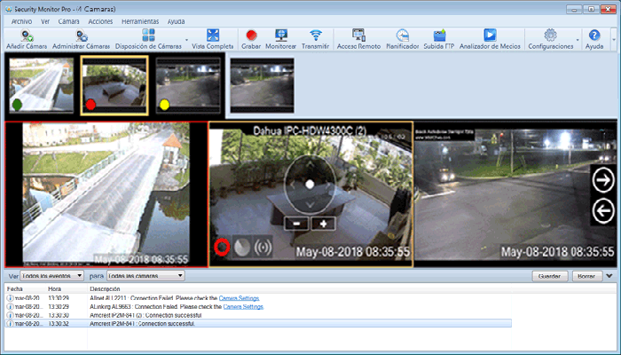 software de video vigilancia Security Monitor Pro