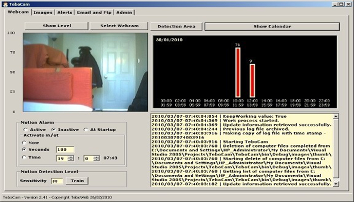 software de video vigilancia TeboCam