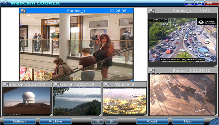 software de video vigilancia WebCam Looker