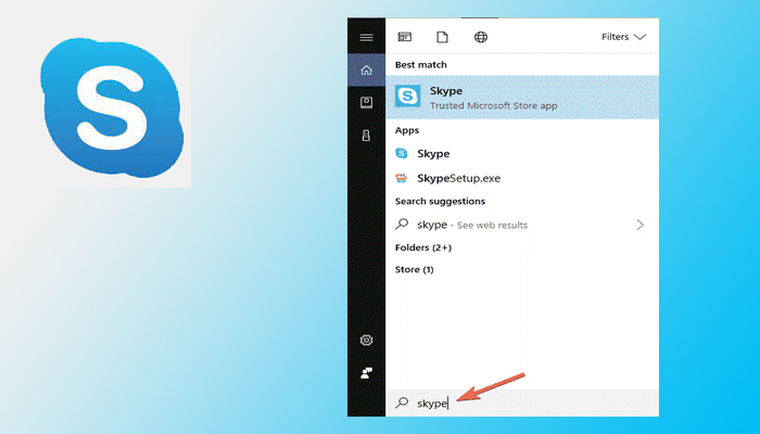 solución 1 paso 1 Desinstalar Skype de Windows