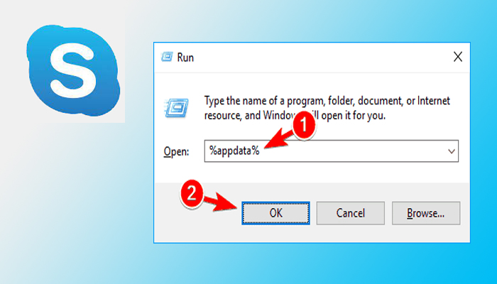solución 4 paso 1 Desinstalar Skype de Windows