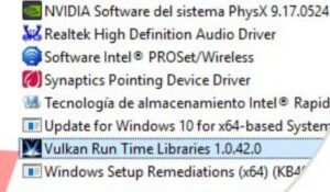 Por qué debes tener Vulkan Run Time Libraries 1.0.33.0 en tu PC