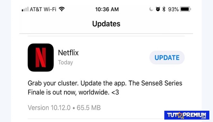 Actualiza tu Netflix App