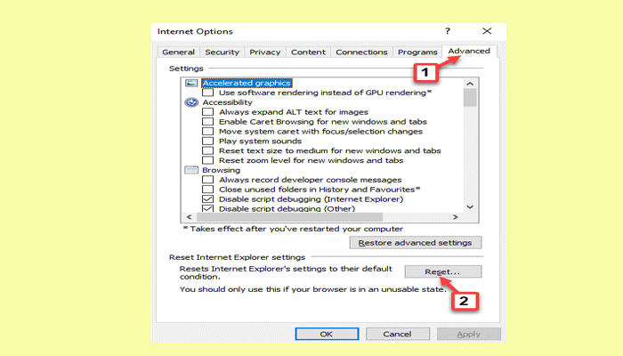 paso 2 solución 4 para error Seguridad de Windows. Estos archivos no se pueden abrir
