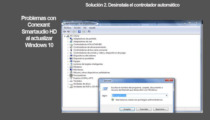 solución 2 para falal de Conexant Samrtaudio HD en Windows 10