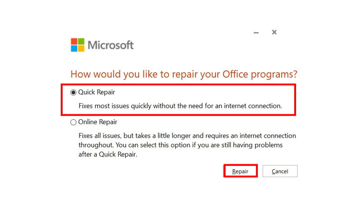 solución 5 paso 3 Word no abre en Windows 10