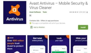 8- Avast Mobile Security