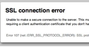 Cómo Solucionar el error de conexión SSL