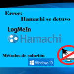 Hamachi se detuvo en Windows 10