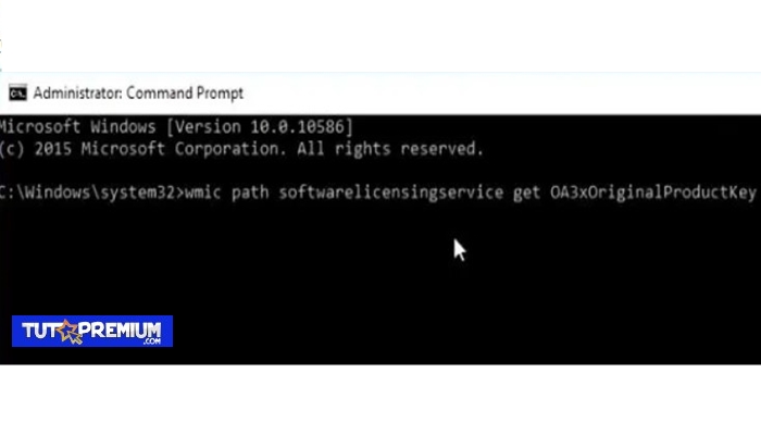 wmic path softwarelicensingservice get OA3xOriginalProductKey