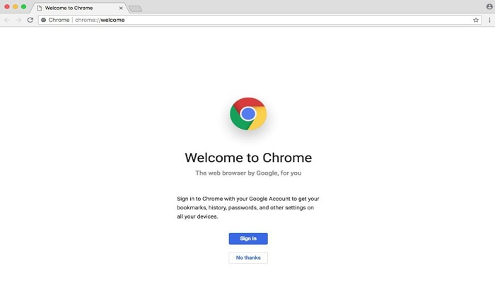 Reiniciar Google Chrome en Mac