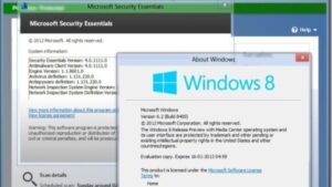 Características de Microsoft Security Essentials En Windows 8