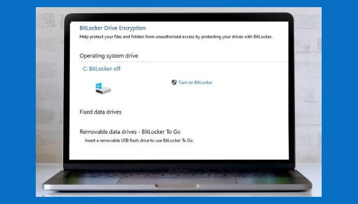 desactivar BitLocker en Windows 10 en dispositivos portátiles