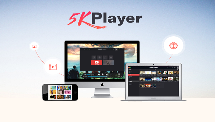 5KPlayer también es un reproductor de video que admite la reproducción de DAV