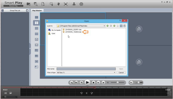 Amcrest Smart Play es un reproductor de archivos DAV profesional