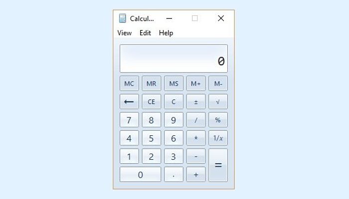 Calculadora Windows 7