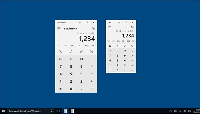 calculadora Windows 10