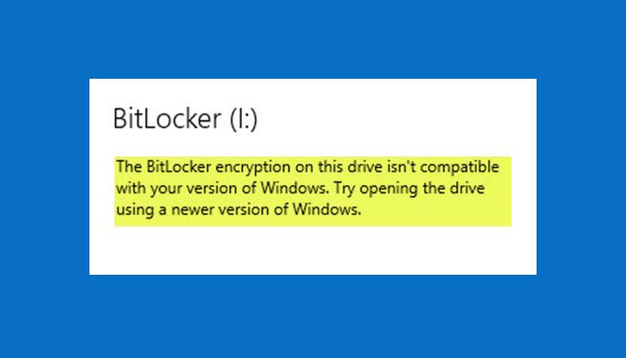 un conflicto de compatibilidad te lleva a desactivar BitLocker en Windows 10