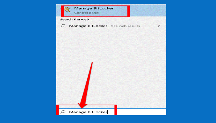 método 3 para desactivar BitLocker en Windows 10