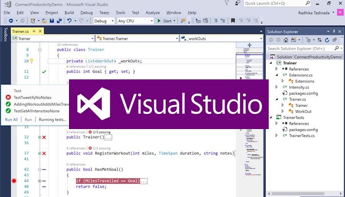 Utiliza el software Visual Studio de Microsoft para abrir el archivo SRF