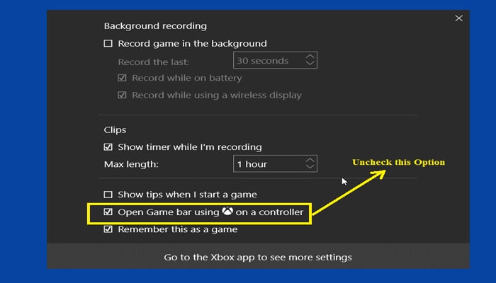 2 desactiva la barra de juegos porque Solución 1. Deshabilita la superposición de juego para evitar el problema: no funciona el controlador Xbox 360 en Windows 10