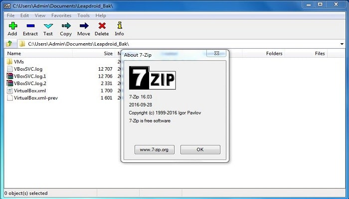 Utiliza 7- Zip