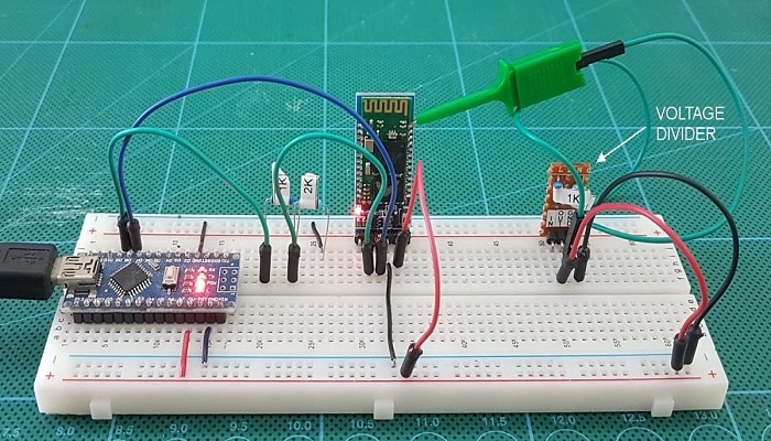 Conexión del HC-05 al Arduino