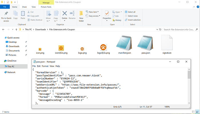 Abre un archivo PKPASS en una PC con Windows