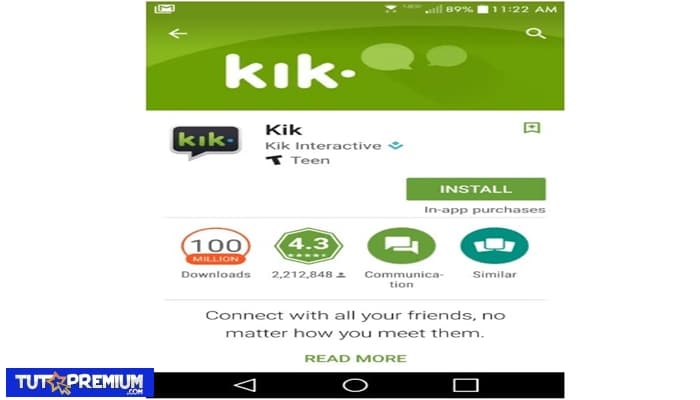 ¿Cómo puedo obtener Kik en mi dispositivo móvil?