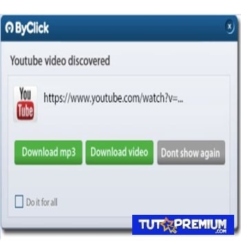 Descargar vídeo con ByClick Downloader