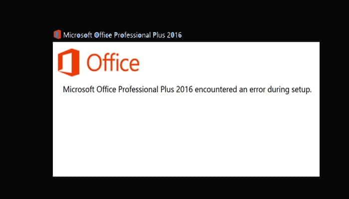 tipos de mensajes de error durante la instalación de Microsoft Office