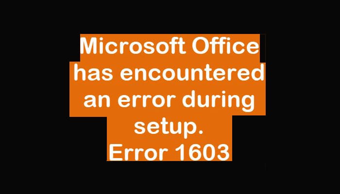 error durante la instalación de Microsoft Office