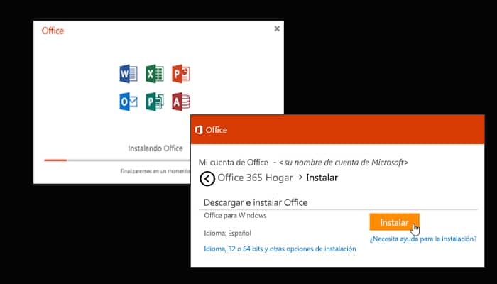 reinstala office para solucionar el error durante la instalación de Microsoft Office