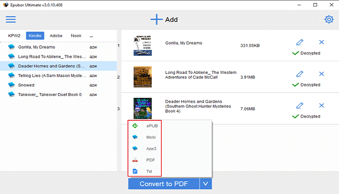 Cómo convertir Kindle KFX a Epub/PDF/Mobi sin instalar complementos
