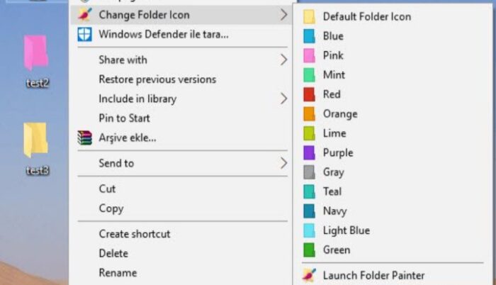 Cómo cambiar el color de una carpeta de Windows 10 de forma automática