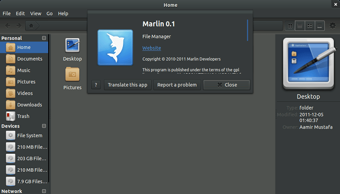 Marlin por los desarrolladores de Marlin