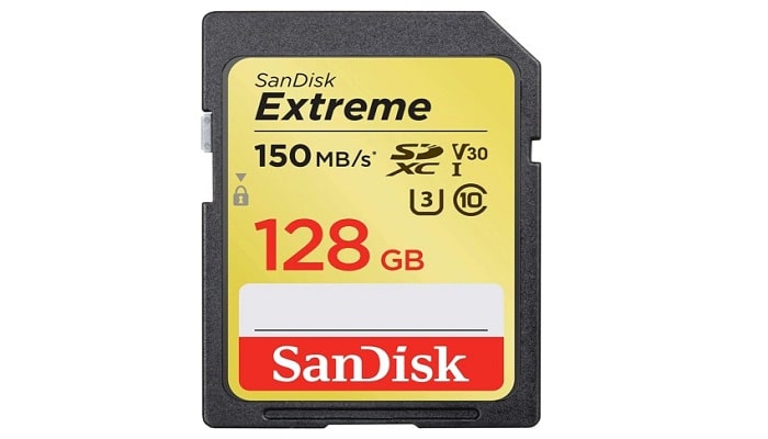 Tarjeta SD SanDisk Extreme de (150 MB/S)