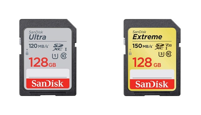 Comparación entre SanDisk Ultra vs Extreme