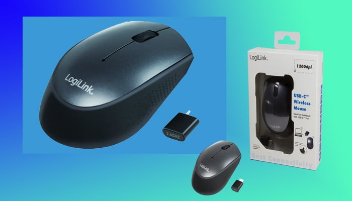 Logilink mouse con conexión USB de tipo C