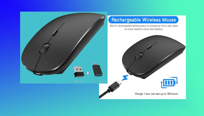 Pasoonomi mouse con conexión USB de tipo C