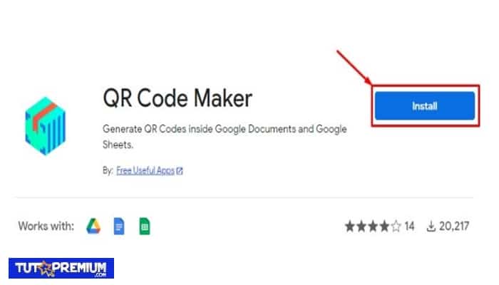 Instalar el complemento QR Code Maker en tu dispositivo