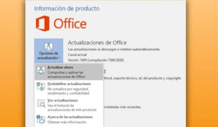 Deshabilitando las actualizaciones automáticas de Microsoft Office a través de Office