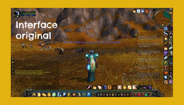 ui original Interfaz de usuario de World of Warcraft